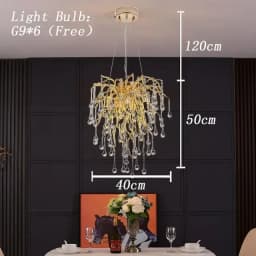 Luxury Crystal led Ceiling Lights Chandeliers Home Hanging Pendant Lamp Living Dining Room Bedroom Lustre Lampara techo