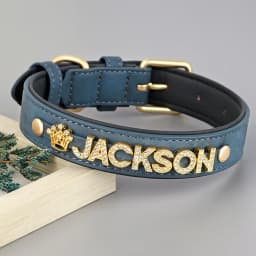 Personalized Soft Dog Collar PU Leather Puppy Cat ID Collars Free Rhinestone Charm Dog Accessory For Small Medium Dogs Chihuahua