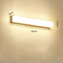 Modern LED Wall Lamp 40/20cm 18W 13W Mirror Light Bathroom Toilet Lamps White Long Strip Fixture Home Decor Led Lighting AC 220V