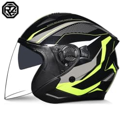 ORZ-705 Latest High Quality Motorcycle Helmet Half Covering Dual Lens Cascos para Motos Male Female Couple Capacetes de Moto