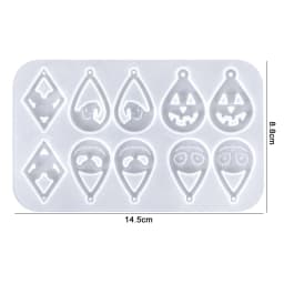Earring Pendant Silicone Mold Epoxy Resin Mixed Style Jewelry Making Casting Molds DIY Charms Pendant Mould Creative Craft DIY