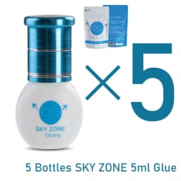Sky Zone Eyelash Extensions Glue 5g Professional Korea Sky False Lash Glue with Sealed Bag Makeup Tools Shop Supplies