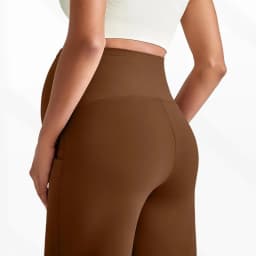 Plus Size Maternity Straight Pants 2026 Autumn Winter High Waist Pregnant Women Wide-leg Pants Outer Wear Premama Loose Trousers