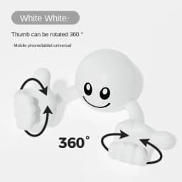 Thumb Shaped Desk Mobile Phone Holder Stand Adjustable Desktop Tablet Holder Universal Cute Creative 360° Rotating Phone Stand
