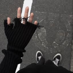 New 1Pair Punk Broken Slit Gothic Unisex Glove Fingerless Cuff Ninja Sport Hole Mitten Cool Women Men Hollow Out Rock Gloves