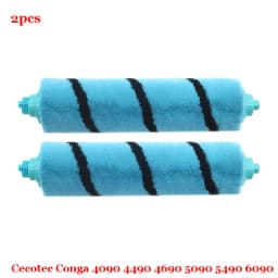 For Cecotec Conga 4090 4490 4690 5090 5490 6090 Robot Vacuum Cleaner Side / Soft Roller Brush Mop Cloth Rags Wheel Accessories