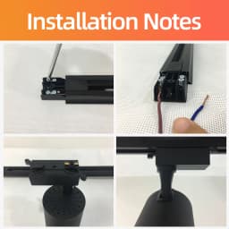 Led Track Light COB 220V Full Set Led Spot Track Lighting Rail Lamp for Living Room Clothing Store Bedroom Track Ceiling Lamp