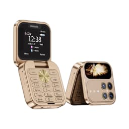 SERVO I18 mini 2G GSM/4G LTE Network Flip Mobile Phone 1.77-inch Screen Dual SIM FM Radio Flashlight Blacklist Mobile Phones
