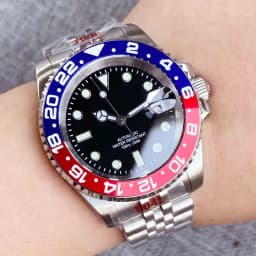 Miyota 8215 PT5000 Stainless Steel 40mm Dive Automatic Men Watch Sapphire Crystal Rotating Bezel Luminous Mechanical Wristwatch