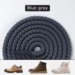 1 Pair Round Shoe Laces For Martin Shoes Sneakers Shoelaces Solid Boots Shoelace Solid Weaving Wear-resistant Shoestring
