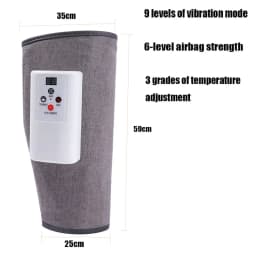 Electric Vibration Leg Calf Massager Full Pressotherapy 6 Mode Hot Compress Leg Foot Massager Air Compression Muscle Relief Pain