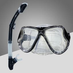 Diving Mask with Sports Camera Mount, Electroplated Tempered Glass, Silicone Strap, Safe and Comfortable Design