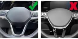 Car Steering Wheel Decorative Sticker For JETTA Tiguan Passat ID3 ID4 ID5 ID6 Golf CC Steering Wheel Decorative Sequins 2020+