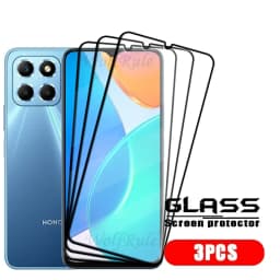 1/2/3/4pcs For Huawei Honor X6 Glass Honor X6 Tempered Glass Full Cover Glue 9H HD Screen Protector Honor X6 X6a X6b X7 X7a X8