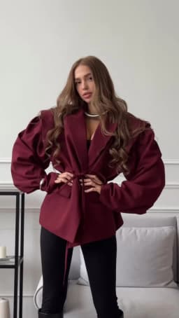 Elegant Commute Suit jacket Female Lace-Up Loose Pocket Patchwork Lapel Party Looks Outwear For Women Bandage Coat jacket 2025