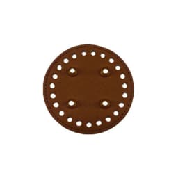 Round Bottom For Knitted Bag PU Leather Base Bag Accessories Handmade Bottom DIY Crochet Pad Woven Leather Bag Bottom