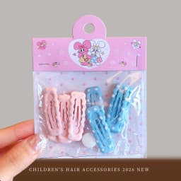 10Pcs/Set White Pink Star Flower Hair Clips For Girls Cute Sweet Kids Hairpins Barrettes Fashion Princess Headwear Children Hair