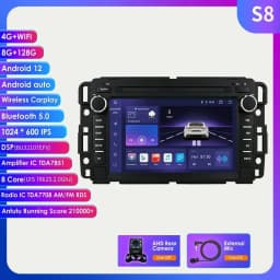 Android Car Radio Stereo for Chevrolet Silverado GMC Sierra Impala Traverse Avalanche Express Yukon Acadia Savana GPS Multimedia