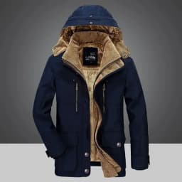 Plus Velvet Thick Warm Multi Pocket Jackets Solid Parkas Male Coat Large Size Clothing New Parka Outdoor Men's Winter Jacket