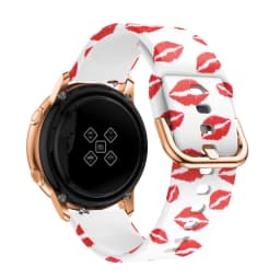 20mm Band For Samsung Galaxy Watch 4 5 44mm 40mm 4 classic accessories Sport Printed silicone bracelet Galaxy 5 pro 45mm strap