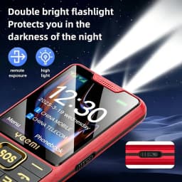 YEEMI K3 UNIWA 2G Feature Keypad Phone 2.4 Inch Sereen Dual SIM Card MAX 32GB 2500mAh FM SOS Big Button Button BT Phone