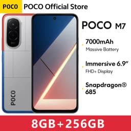 POCO M7 Global Version Smartphone 128GB 256GB Snapdragon 685 7000mAh 50MP Camera Immersive 6.9" FHD+ Display 33W Charging