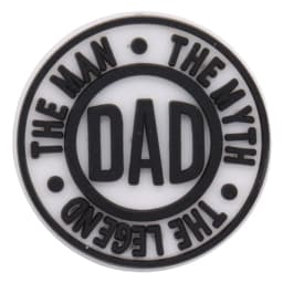 1-17Pcs PVC Dad Jokes Best Grandpa DIY Man Cool Shoe Charm Button Clog I Love Papa Sandals Decorations Holiday Gift