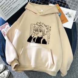 Hunter X Hunter Anime Hoodie for Men Women Kurapika Manga Sweatshirts Fleece Autumn Winter Gothic Harajuku Hooded Pullover