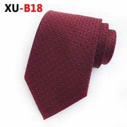 Polyester Jacquard Necktie 8 Cm Stripe Tie Business Casual Plaid Corbatas for Wedding Party Men Accessories Valentines Gift