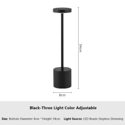Rechargeable LED Night Light Touch Table Lamp Writing Lamp Bedside Creative Ambient Lights Bar Outdoor Decoration Night Lighting