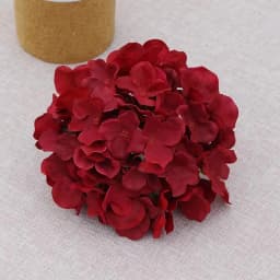 10 PACKS Silk Hydrangea Flowers Artificial Flowers Heads Full Hydrangea with Stems for Wedding Home Party Shop Baby Shower Decor