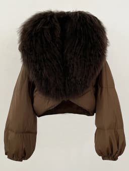 OFTBUY Fahsion Short Long Slevee Puffer Jacket New Winter Clothing Women Real Mongolia Sheep Fur Coat Real Fur Goose Down Parkas