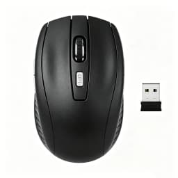 KEBIDUMEI 2.4G Wireless Mouse 6 Buttons Ergonomic Mice Office Optical Mouse 3 Levels DPI Adjustable for MacBook Laptop PC Mice