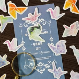 46Pcs Starry Night Thousand Paper Cranes Stickers for Scrapbooking Journal Planner Decorative Diary Labels Stationery Phone Albu