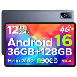 DOOGEE Tab G6 Pro Tablet PC Android 16 Gemini AI 12'' 2K Display 9000mAh Battery 8GB RAM 128GB ROM Ultra-thin Body Smart Pad