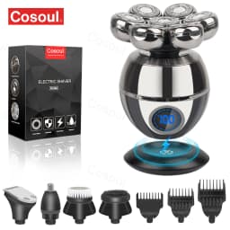 Shaver for Men Electric Shaver Bald Head Shaver 5 in 1 Hair Clipper for Bald Man Beard Trimmer Shaving Machine Bald Head Razor 7