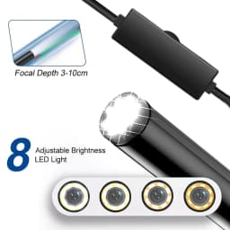 Type-C Endoscope Camera 1080P 2MP 1/3/5/10M Inspection Camera Car Pipeline Borescope For Android IOS iphone(15,16)