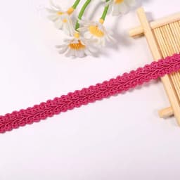2/4yards 12mm Polyester Lace Trimming Ribbon Centipede Braided Curve Lace Sewing Clothes DIY Craft Wedding Accessories