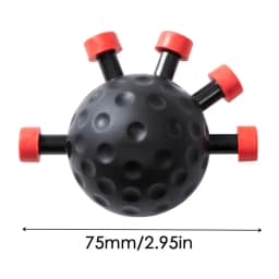 Hand Ball Gripper Exerciser Ergonomic Finger Grip Strengthener Anti Slip Finger Exerciser Ball for Musicians Athletes