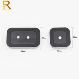 New Arrival Display Box For Gemstone Of Leather Diamond Jewelry Box Square Clear Plastic Box Loose Diamond Stone Gem