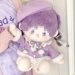 40CM Plush Doll Clothes Sitting Posture Cotton Doll Clothing Cute Beret Winter Coat Pants Suit Replacement Doll Accessories Gift