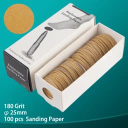 FILI 25 MM Replaceable Sandpaper for Pedicure Disc Foot Dead Skin Cuticle Callus Removal Professional Foot Rasp Files