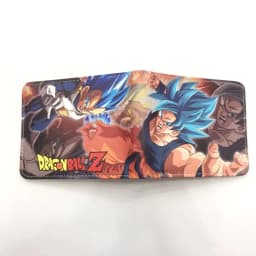 Dragon Ball Cartoon PU Wallet Son Goku Creative Bulma Simple Foldable Coin Purse Multifunctional Card Bag Boy Birthday Gift