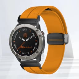 Magnetic Silicone Strap for Garmin watch Fenix 6 6x 7 7x pro 5 5x Plus 3 3HR Quick Fit No Gaps Sports 22mm 26MM Band for Enduro