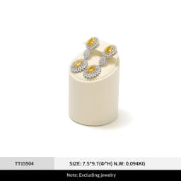 Oirlv Beige High-End Jewelry Display Stands for Rings Earrings Necklaces Bracelets - Premium Window Display Props