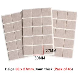 1 Set Thicken Self Adhesive Felt Chair Leg Pads Floor Protectors Furniture Legs Table Leg Covers Round Bottom Anti-slip Pads