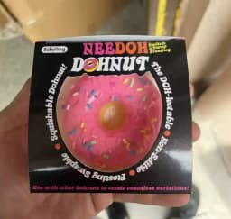 2026 New Arrival Schylling NeeDoh Jelly Donut Squeeze Toy, Stress Relief Squishy Toy with Slow Rebound, Perfect Gift D