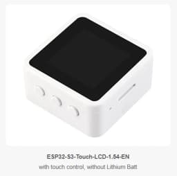 ESP32-S3 1.54inch LCD Display Development Board,240×240 Resolution,262K Color, Supports Dual Microphones, 2.4GHz Wi-Fi And BLE 5