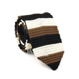 New Knit Ties For Men Casual Skinny Necktie For Party Boys Girls Knitted Striped Neck Tie Wedding Necktie For Groom Neck Wear