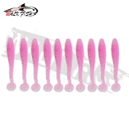 WALK FISH 10PCS 4.5cm-7.5cm Soft Plastic Fishing Lure Worm Baits Jigging Wobbler Fishing Lures Swimbaits for Saltwater Fishing